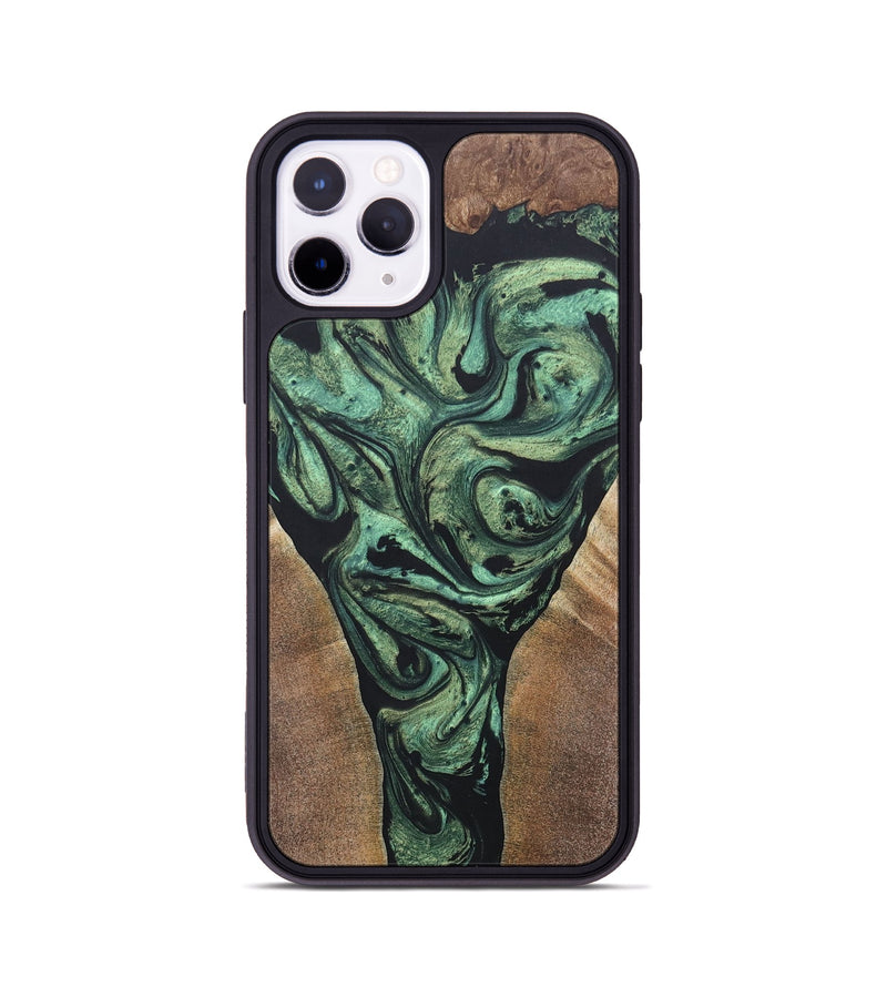 iPhone 11 Pro Wood+Resin Phone Case - Leonard (Mosaic, 687195)