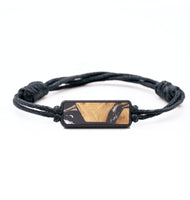 Classic Wood+Resin Bracelet - Kassidy (Black & White, 687475)