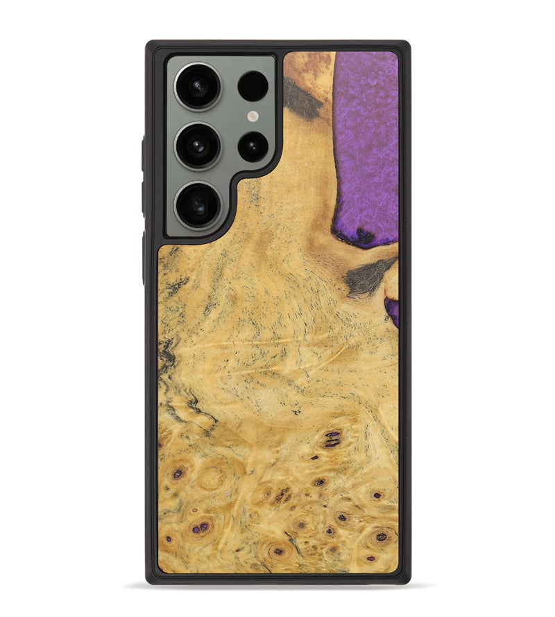 Galaxy S23 Ultra Wood+Resin Phone Case - Delores (Wood Burl, 688371)