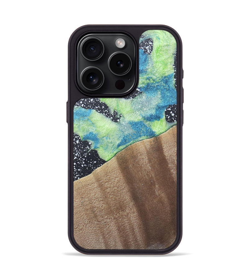 iPhone 15 Pro Wood+Resin Phone Case - Dave (Cosmos, 690620)