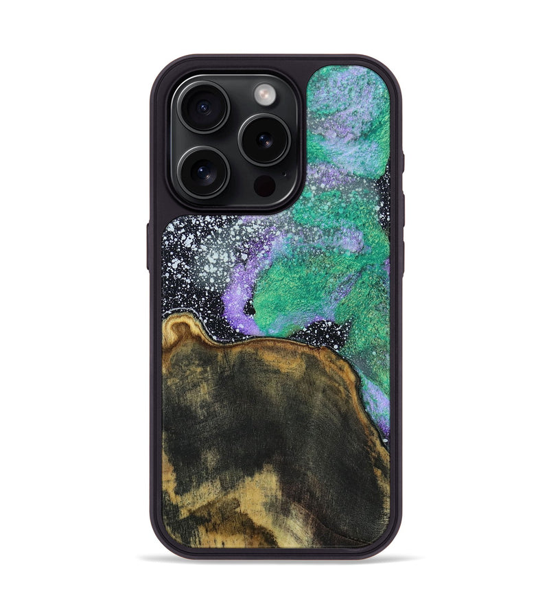 iPhone 15 Pro Wood+Resin Phone Case - Leland (Cosmos, 691085)