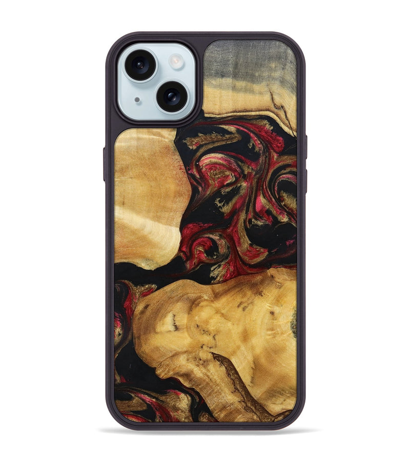 iPhone 15 Plus Wood+Resin Phone Case - Colson (Mosaic, 692897)