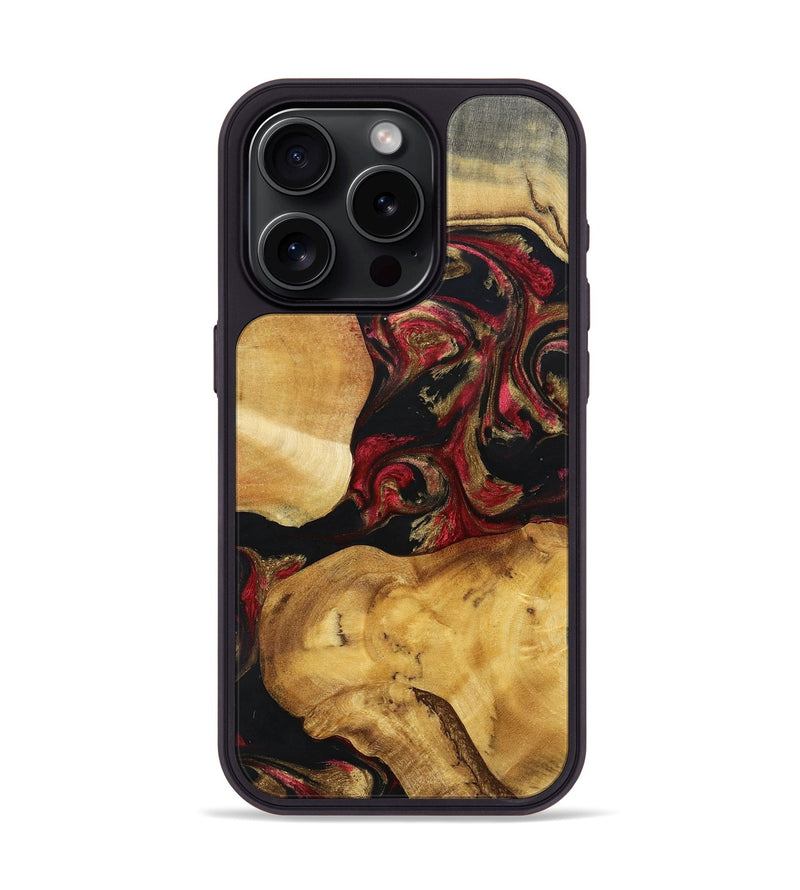 iPhone 15 Pro Wood+Resin Phone Case - Colson (Mosaic, 692897)