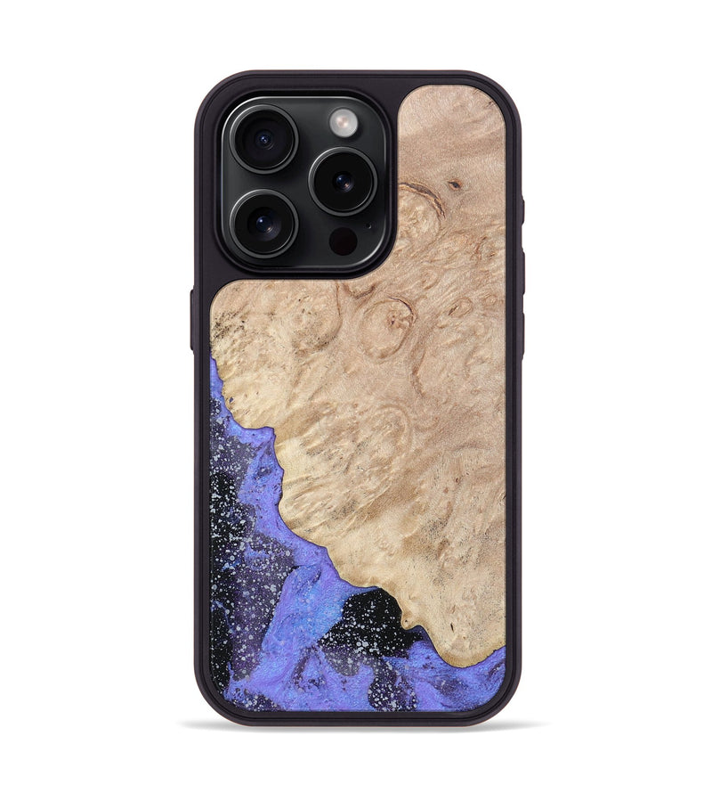 iPhone 15 Pro Wood+Resin Phone Case - Tara (Cosmos, 693402)