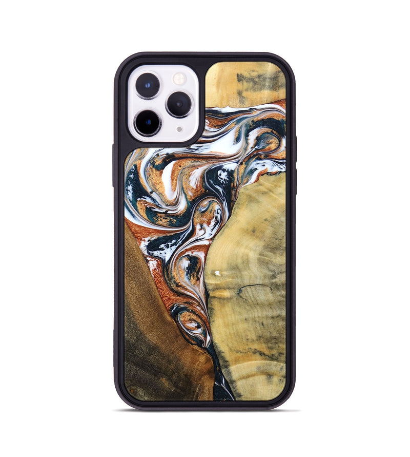 iPhone 11 Pro Wood+Resin Phone Case - Fabian (Mosaic, 693455)