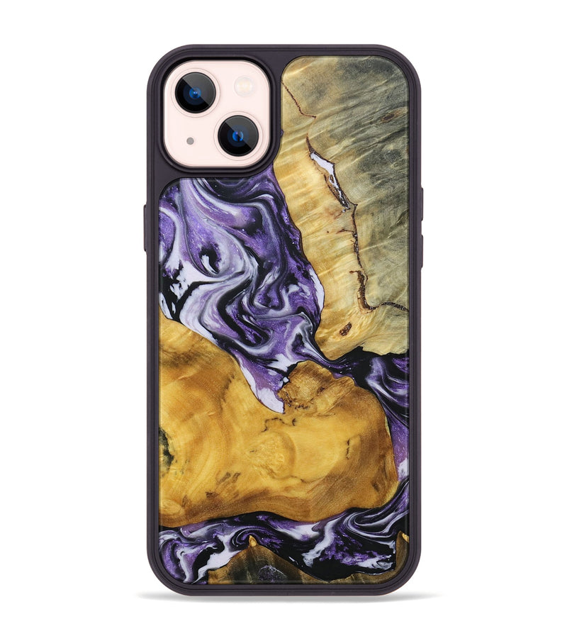 iPhone 14 Plus Wood+Resin Phone Case - Corbin (Mosaic, 693466)