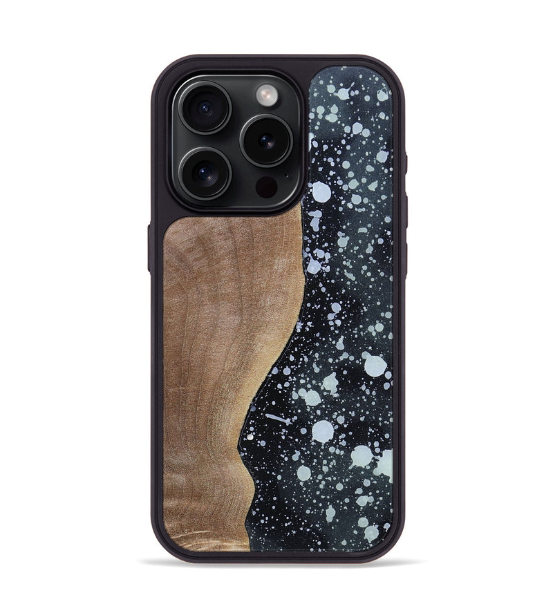 iPhone 15 Pro Wood+Resin Phone Case - Jonas (Cosmos, 694359)