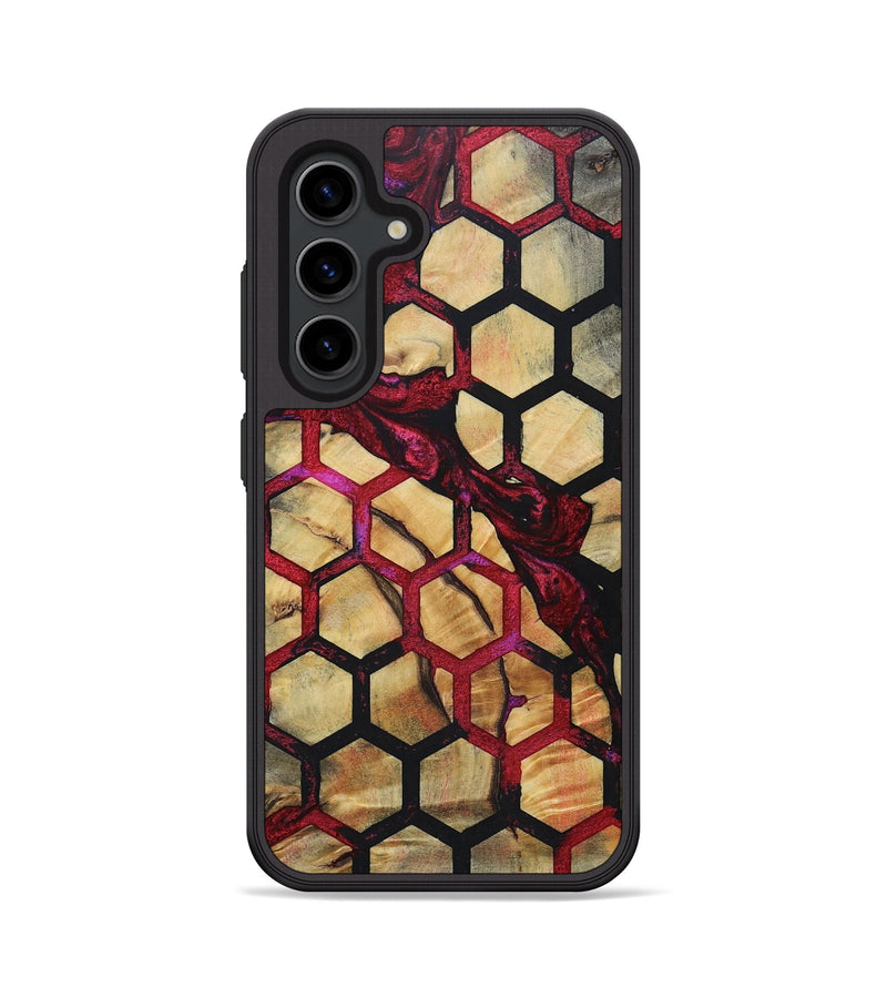Galaxy S24 Wood+Resin Phone Case - Messiah (Pattern, 694719)