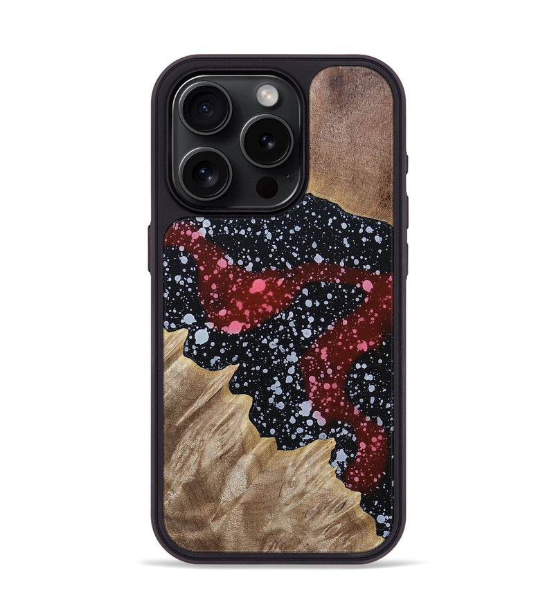 iPhone 15 Pro Wood+Resin Phone Case - Joan (Cosmos, 694762)