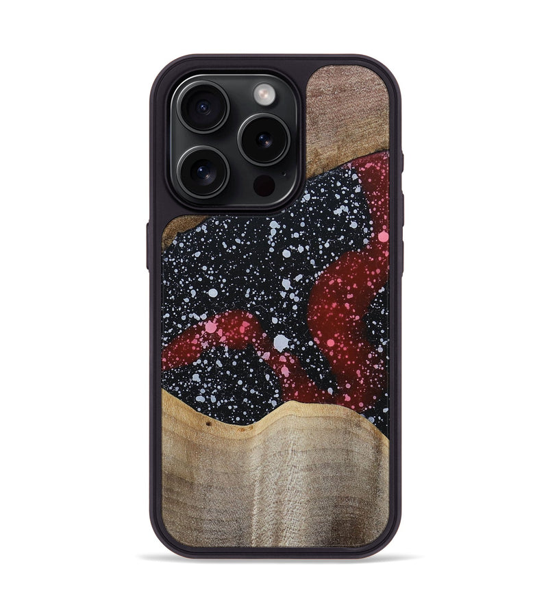 iPhone 15 Pro Wood+Resin Phone Case - Alivia (Cosmos, 694778)